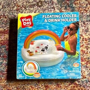 NIB Play Day Floating Cooler & Drink Holder